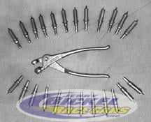 3/16" Clecos (25) & Pliers